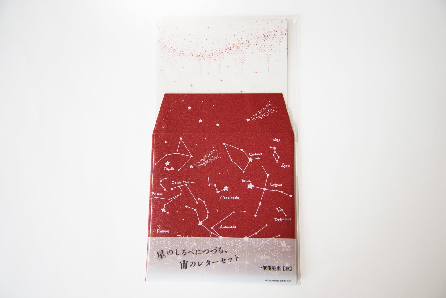 星のしるべにつづる、宙のレターセット-一筆箋星座【秋】