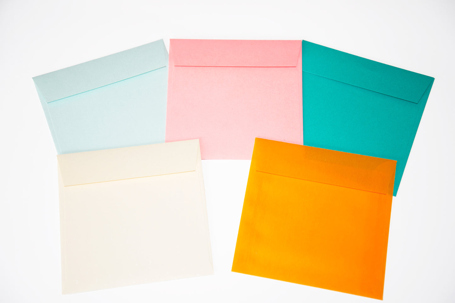 FUTO-封筒屋が作った紙に寄り添う封筒アソート-スクエア 4種