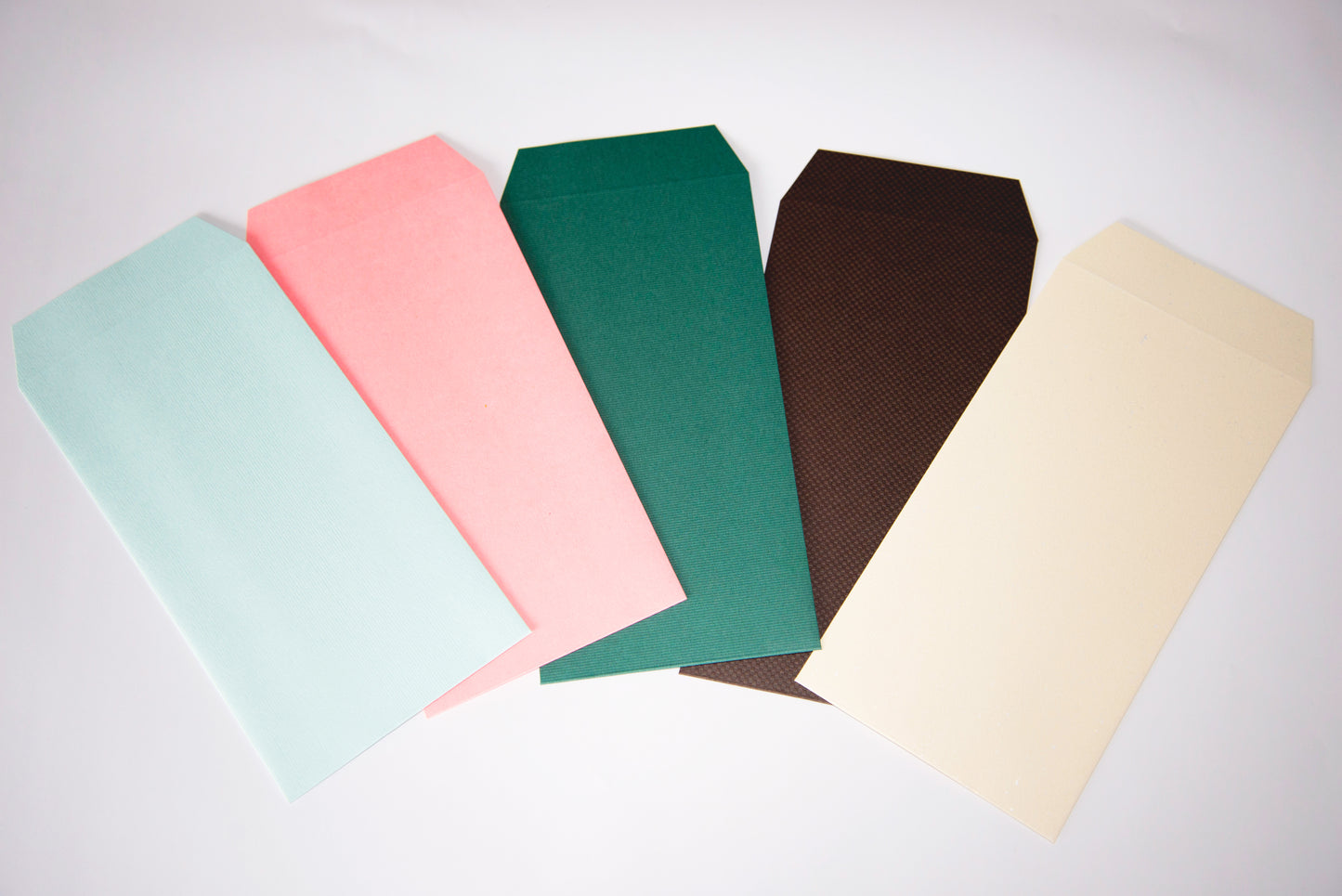 FUTO-封筒屋が作った紙に寄り添う封筒アソート-洋6縦封筒 4種