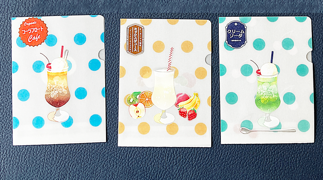 めっちゃちいさい紙ファイル 純喫茶 全3種(各2枚入)