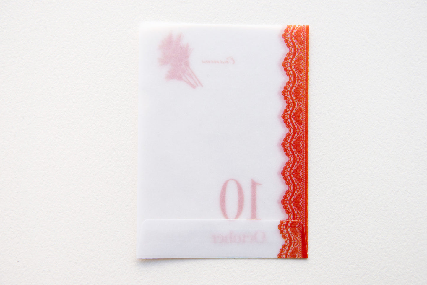 めっちゃちいさい紙ファイル 10月