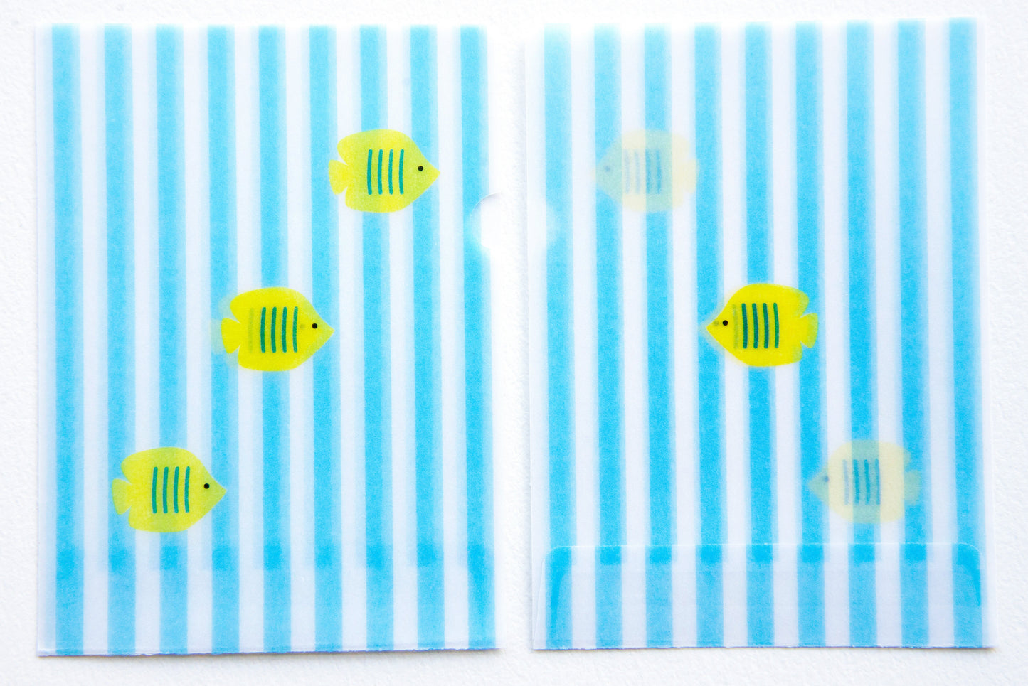 めっちゃちいさい紙ファイル 黄色い魚
