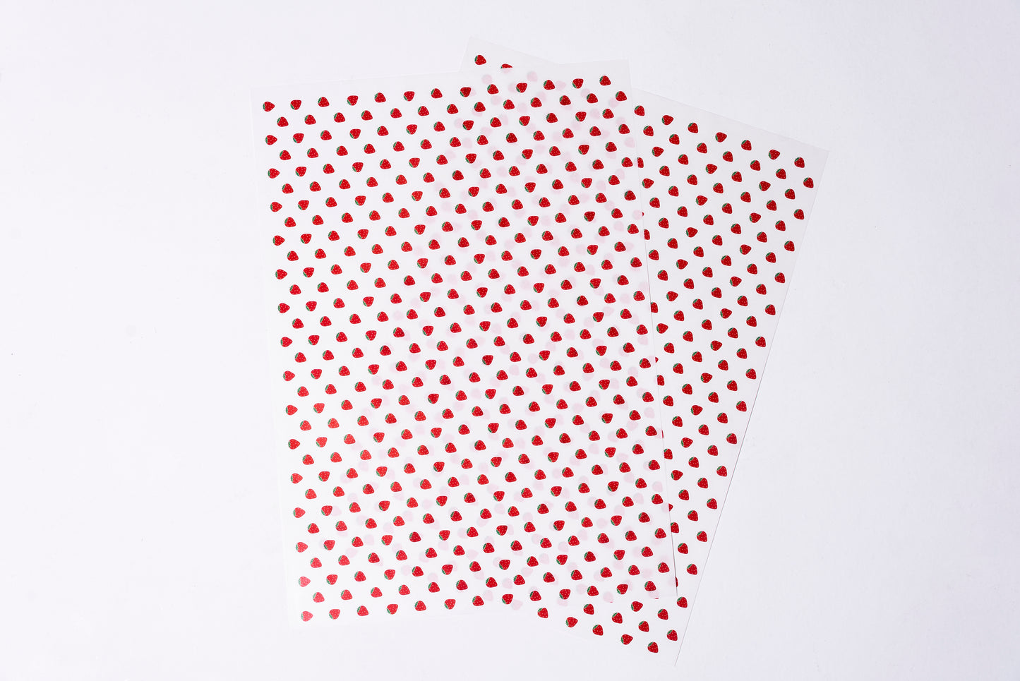 デザインペーパー いちご 同柄2枚入り