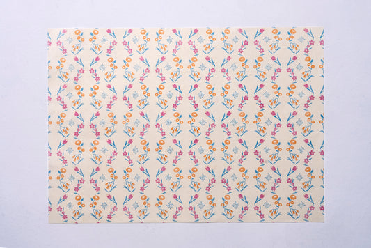 デザインペーパー 和紙花柄 Shiraishi Design×うるわし