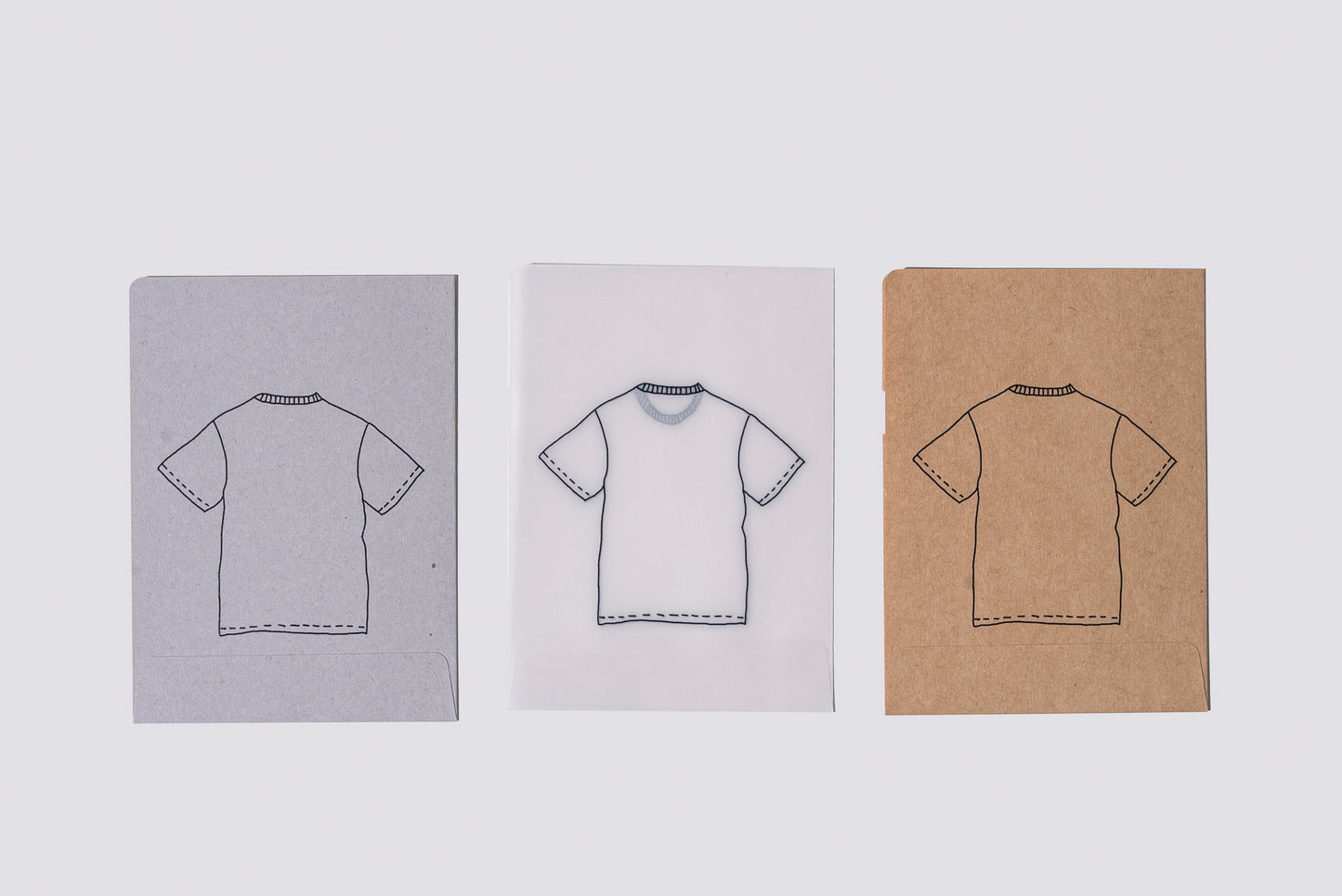 めっちゃちいさい紙ファイル Tシャツ 3枚入り