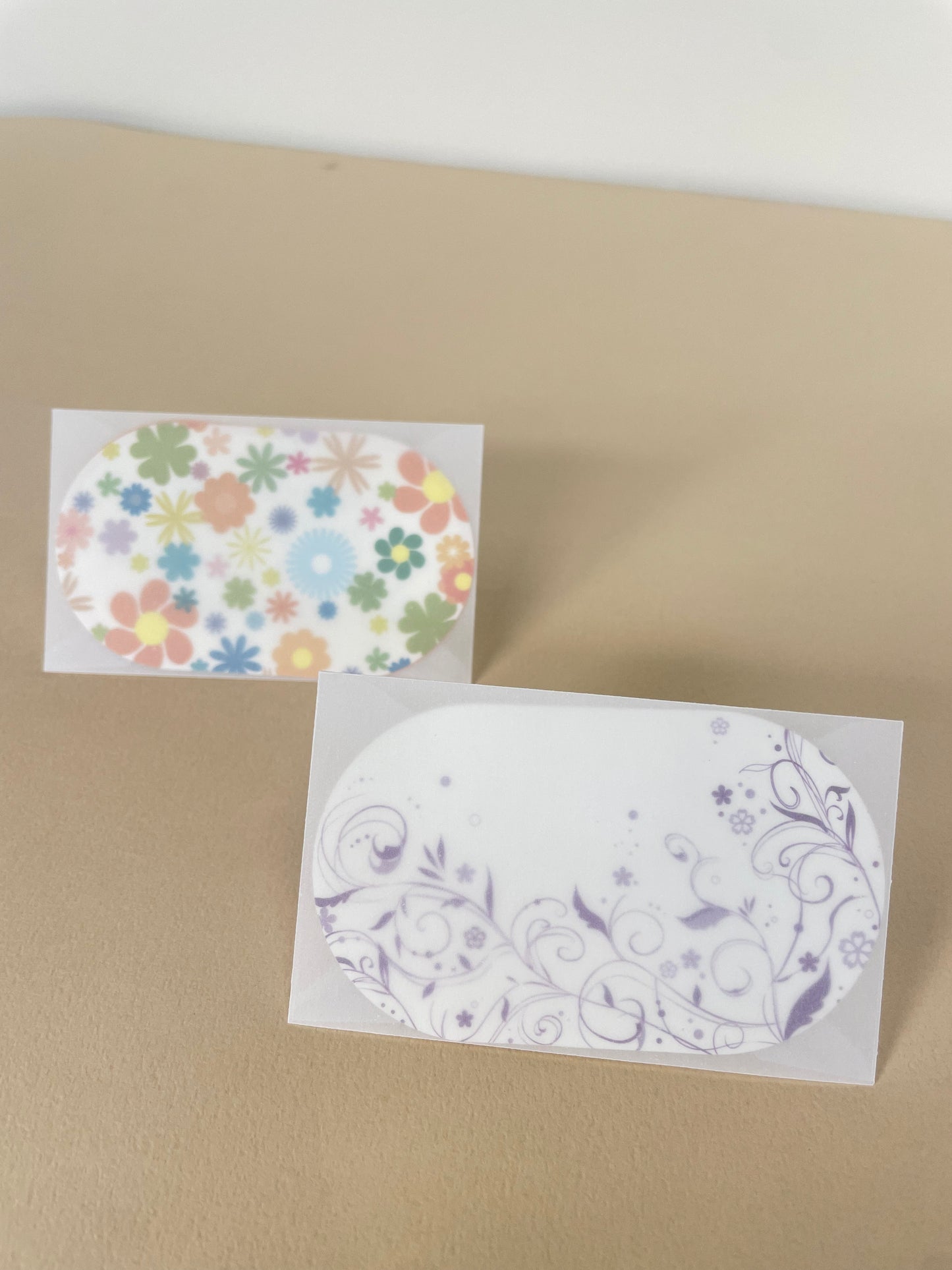 CHOCOTTO ミニレターセット ポップな花柄