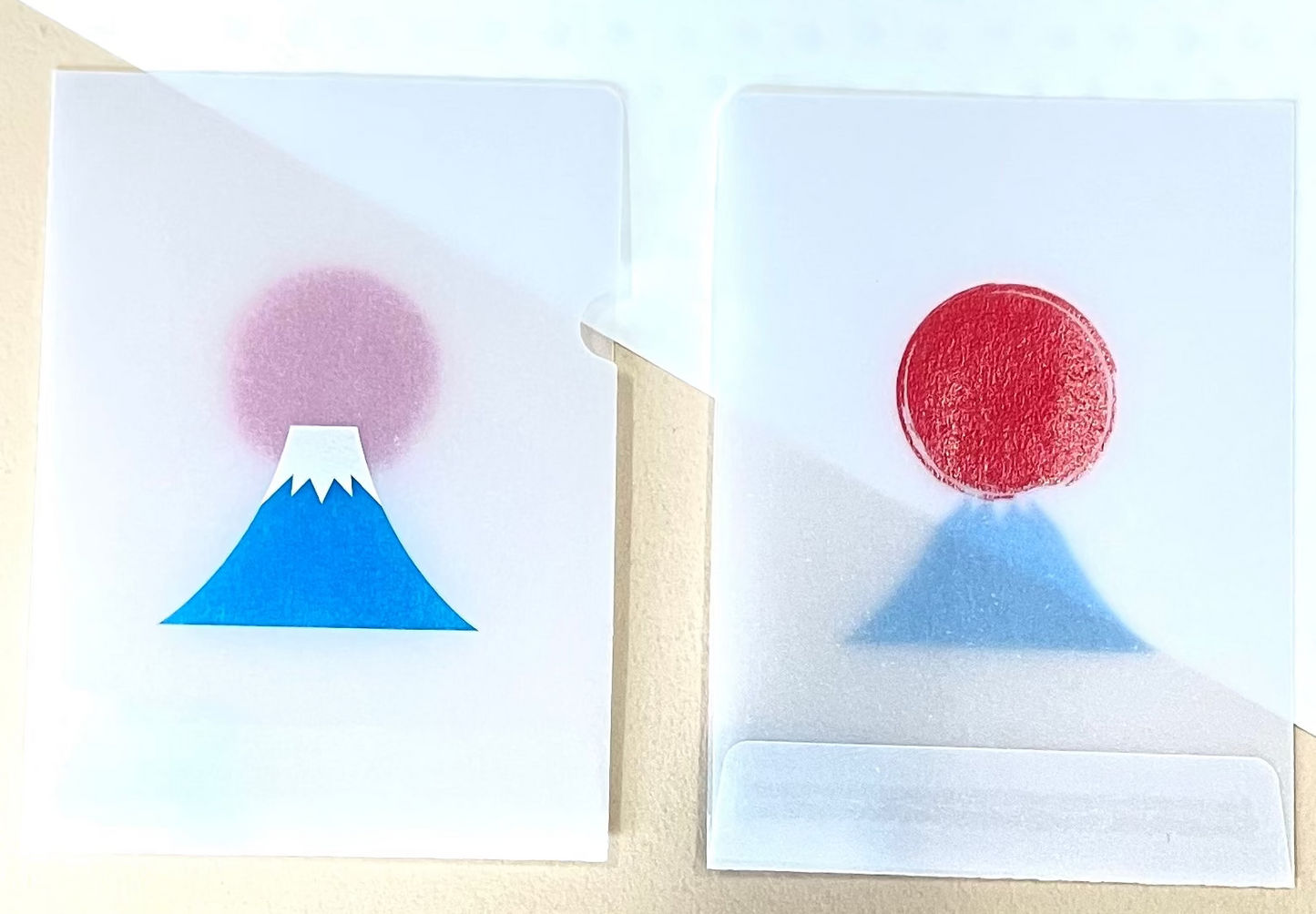 めっちゃちいさい紙ファイル 富士山