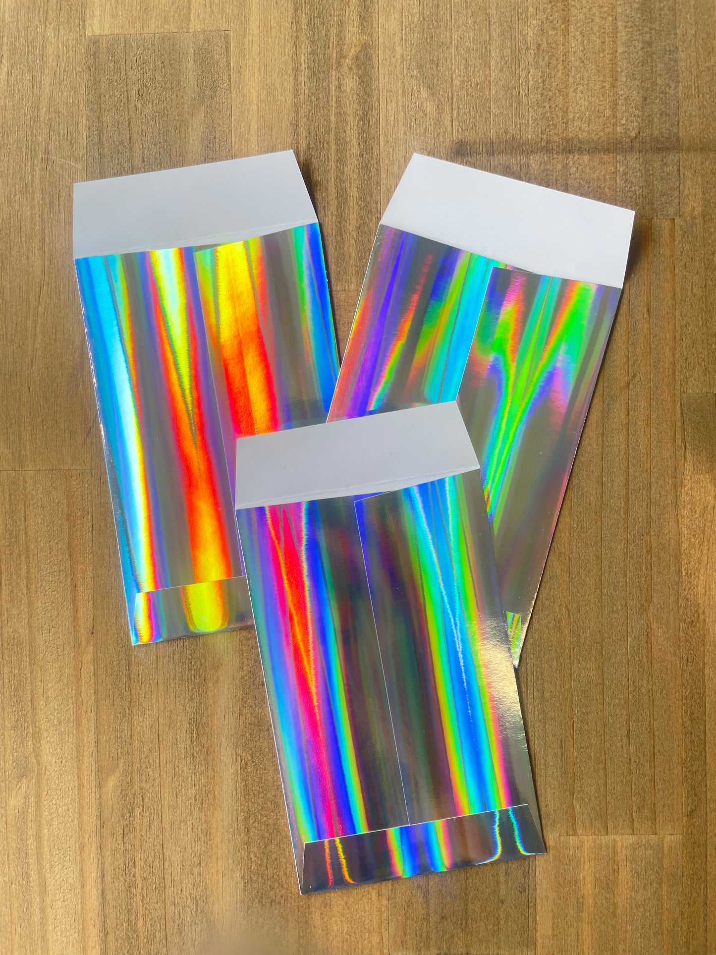 Horoguramu Small Envelope ポチ袋【ホログラムシルバー】3枚入り