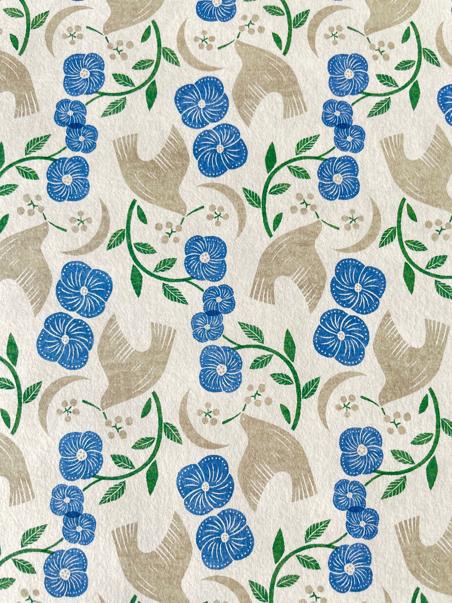 デザインペーパー 和紙鳥柄 Shiraishi Design×うるわし