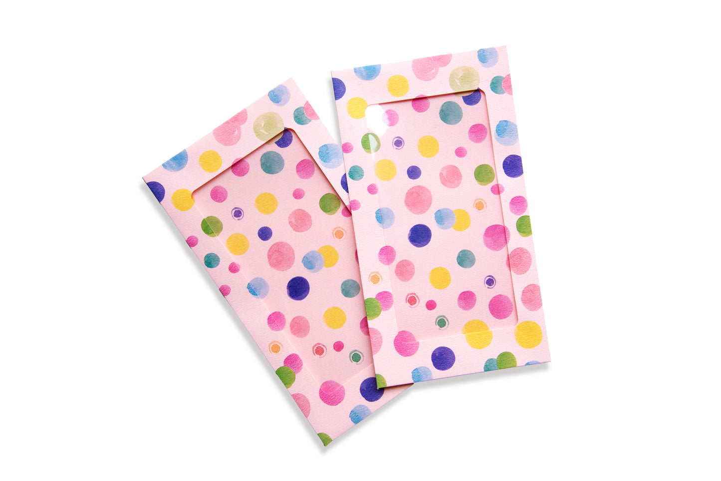 リフィル窓付きバイブル封筒　水玉