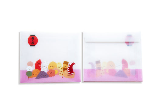 ミニ封筒リフィル　おでんのみんな