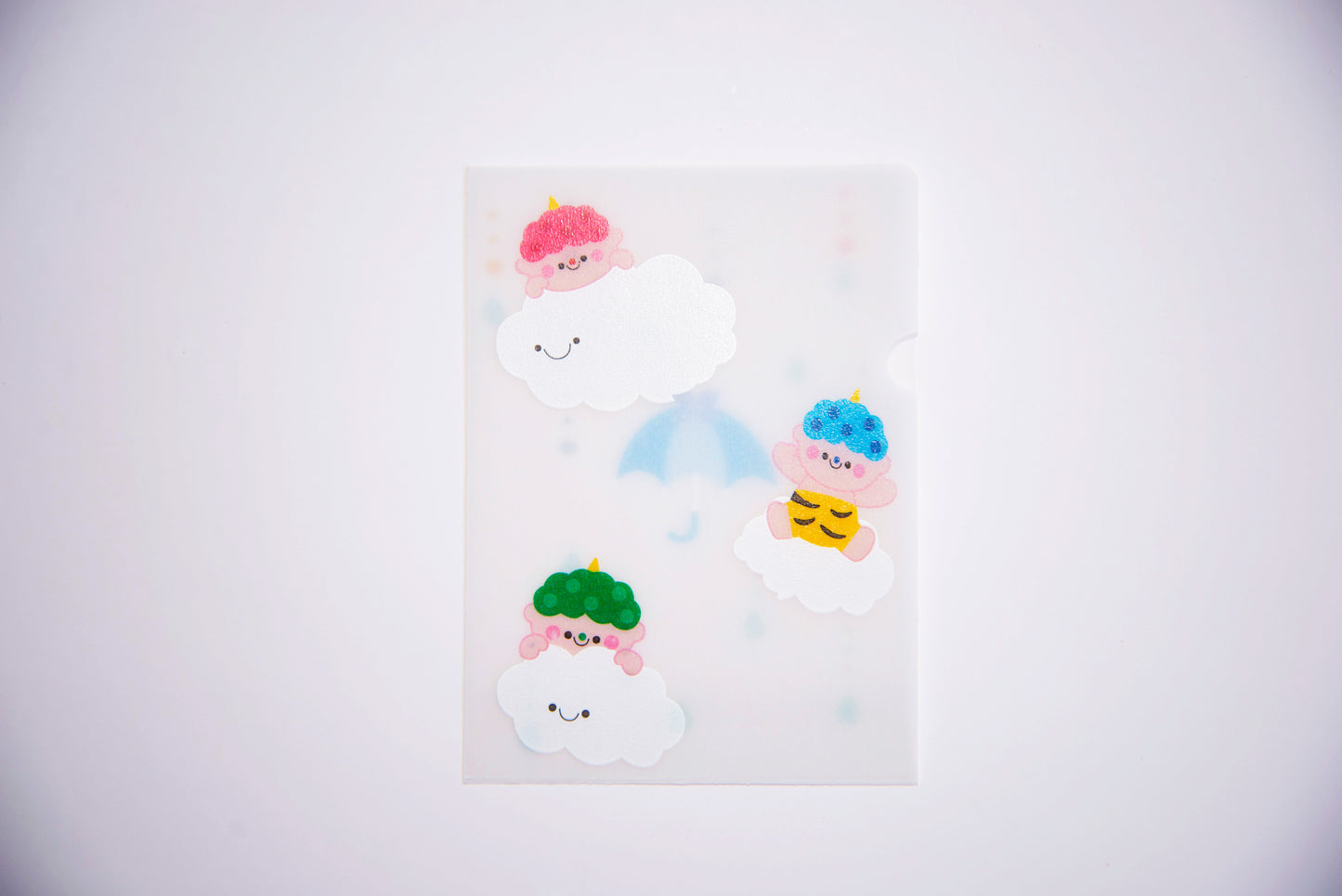 めっちゃちいさい紙ファイル-雷さま