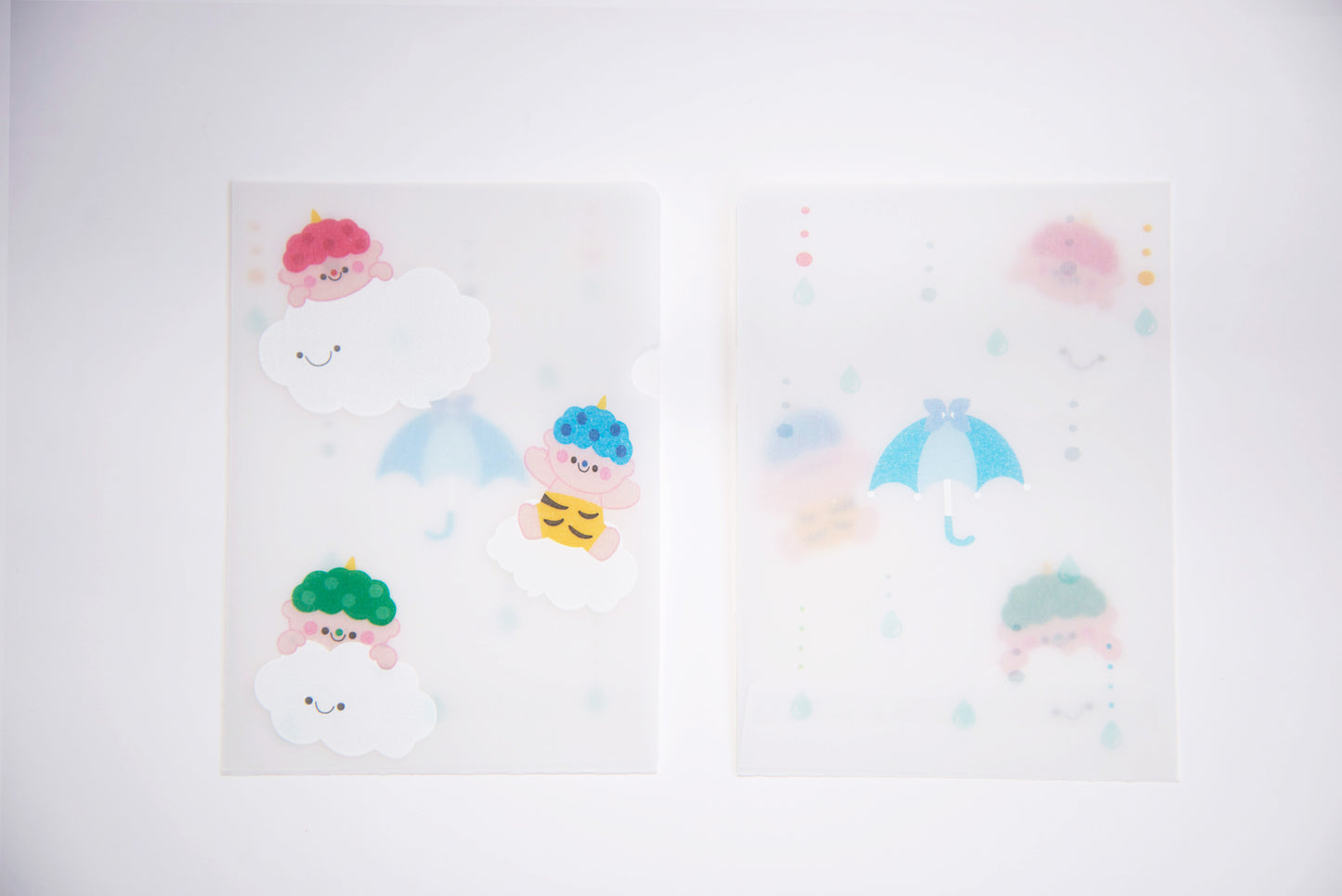 めっちゃちいさい紙ファイル-雷さま