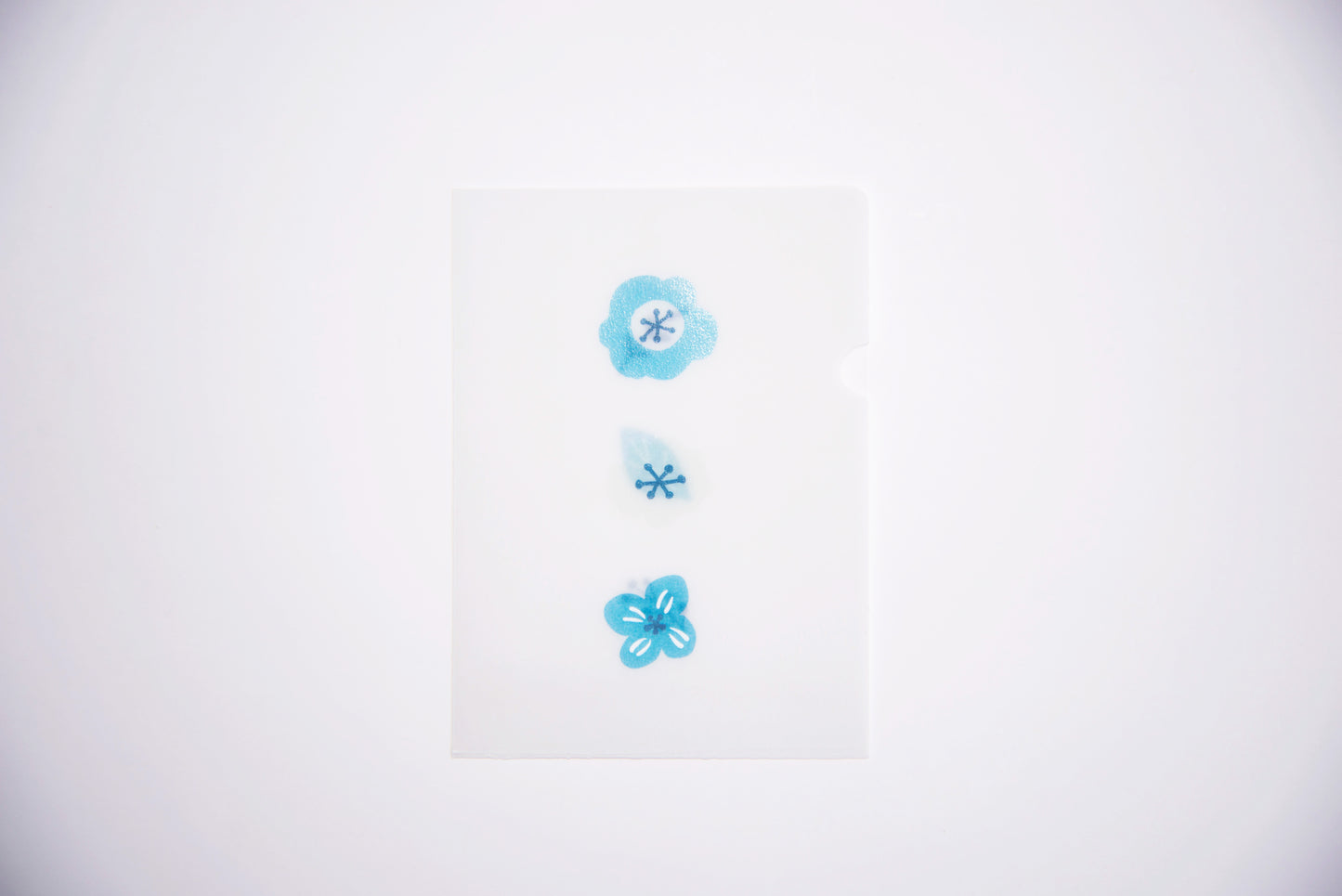 めっちゃちいさい紙ファイル-北欧花