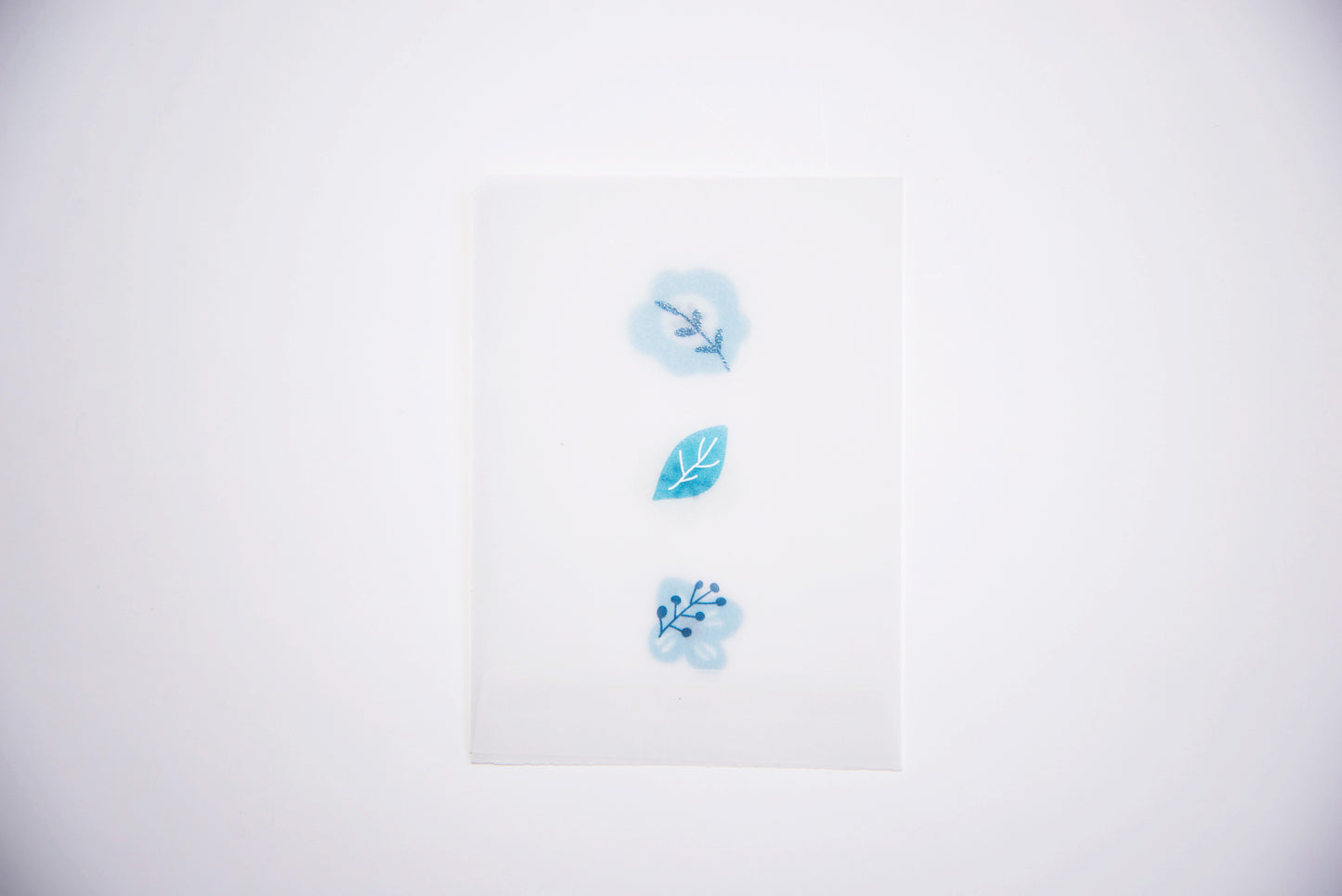 めっちゃちいさい紙ファイル-北欧花