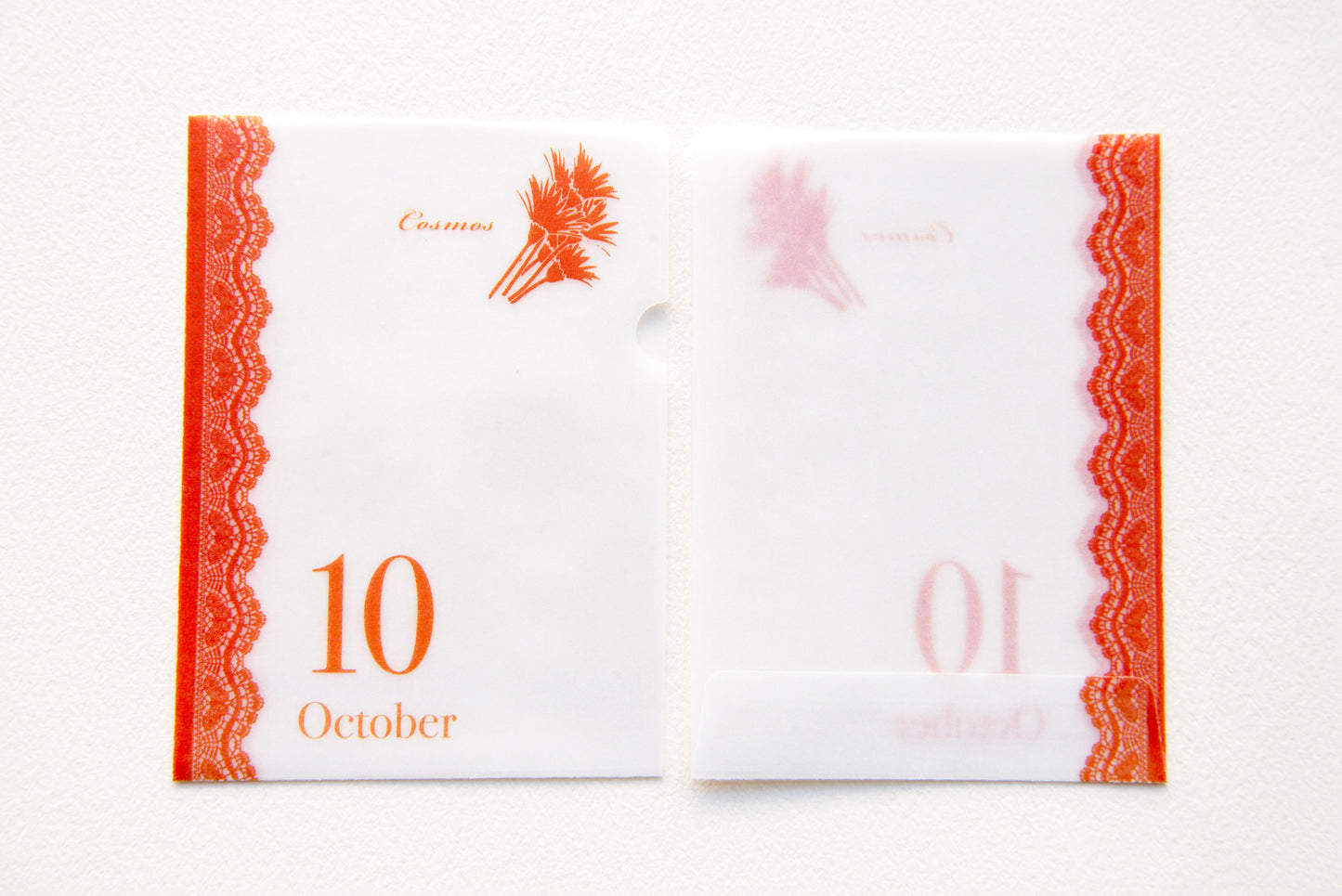 めっちゃちいさい紙ファイル  10月