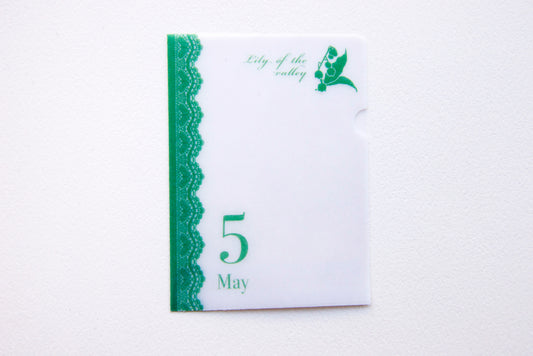 めっちゃちいさい紙ファイル  5月