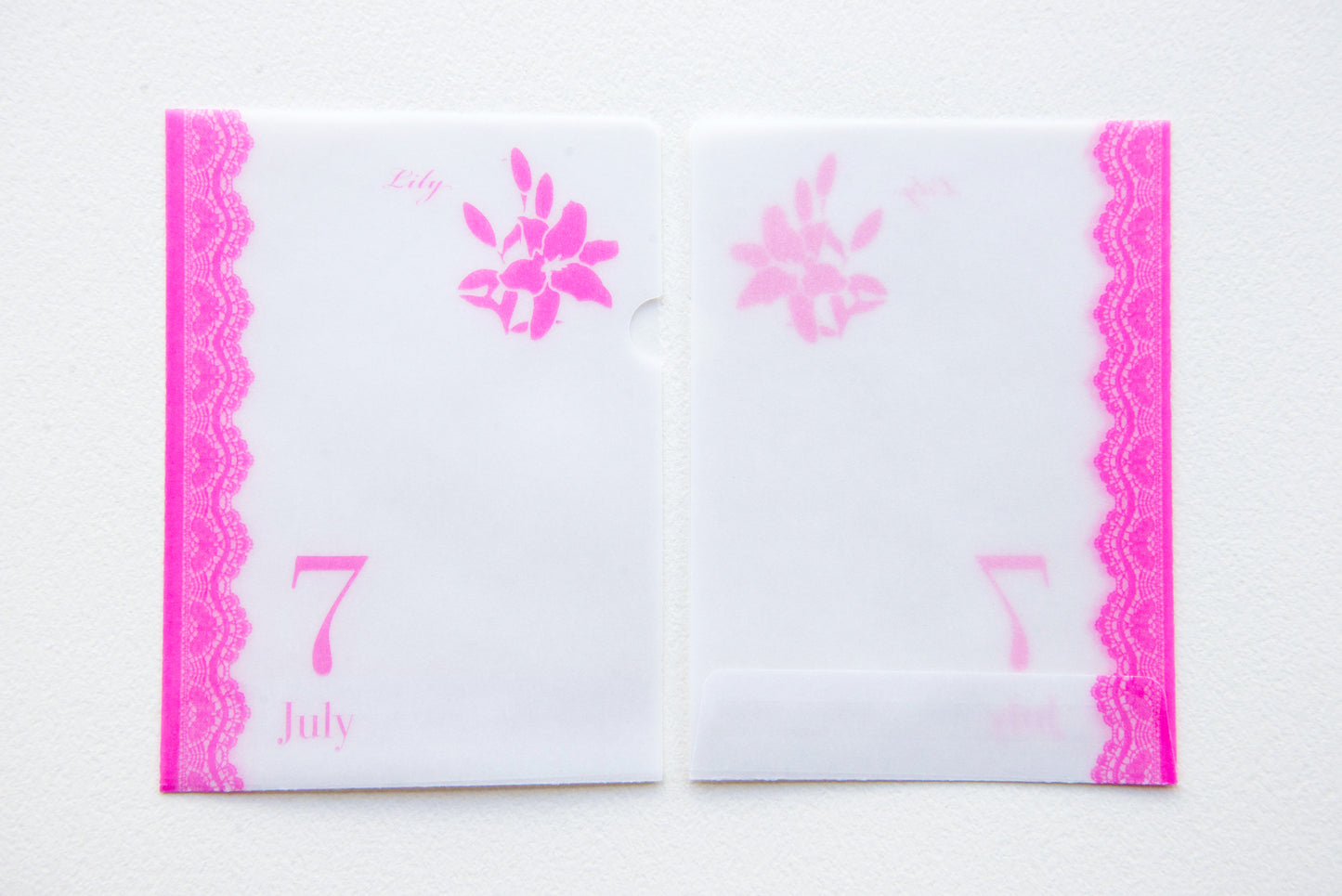 めっちゃちいさい紙ファイル  7月