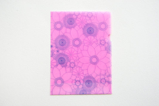めっちゃちいさい紙ファイル　万花紫