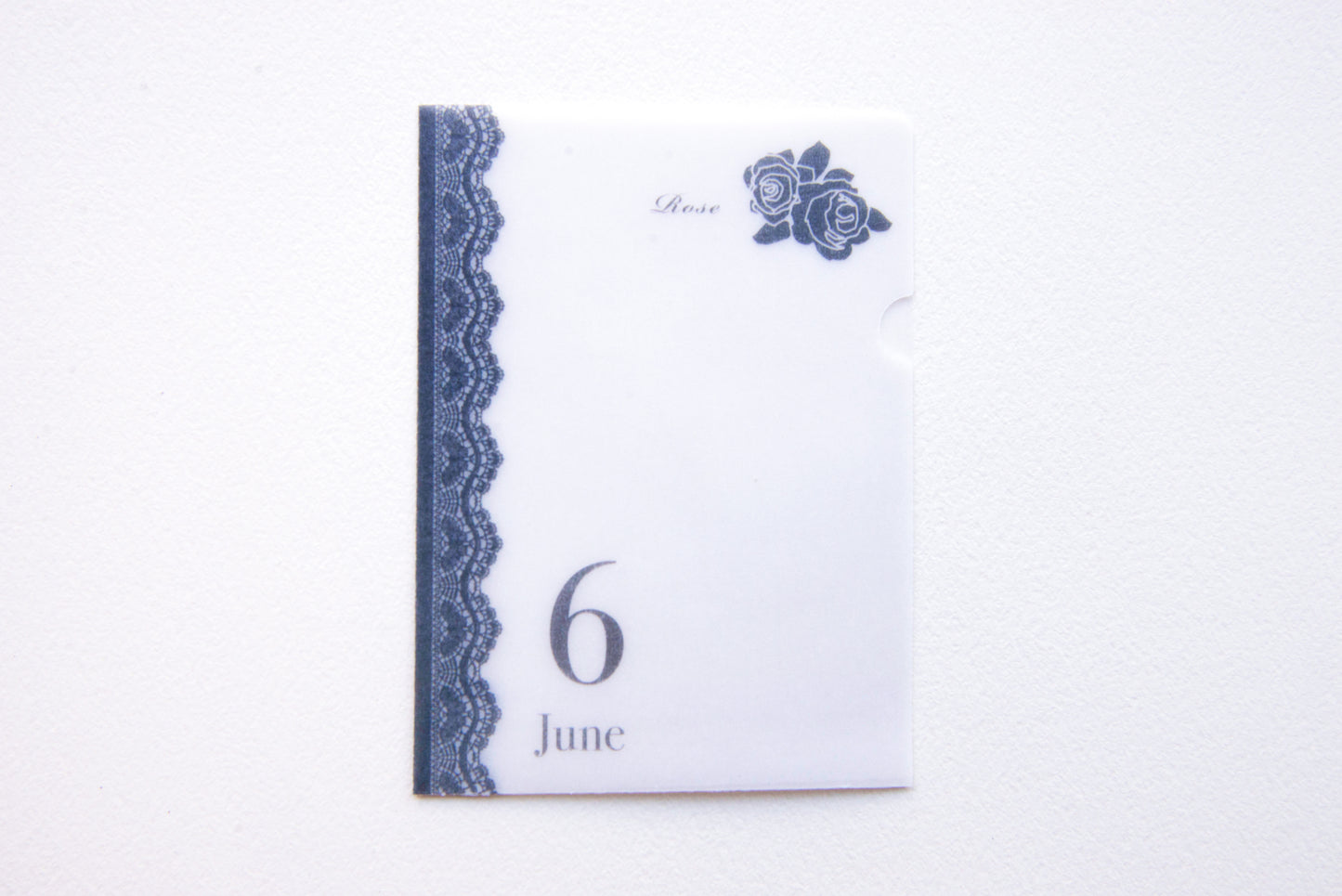 めっちゃちいさい紙ファイル  6月