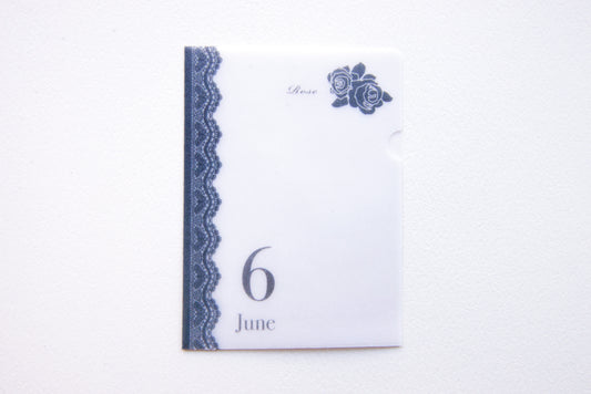 めっちゃちいさい紙ファイル  6月