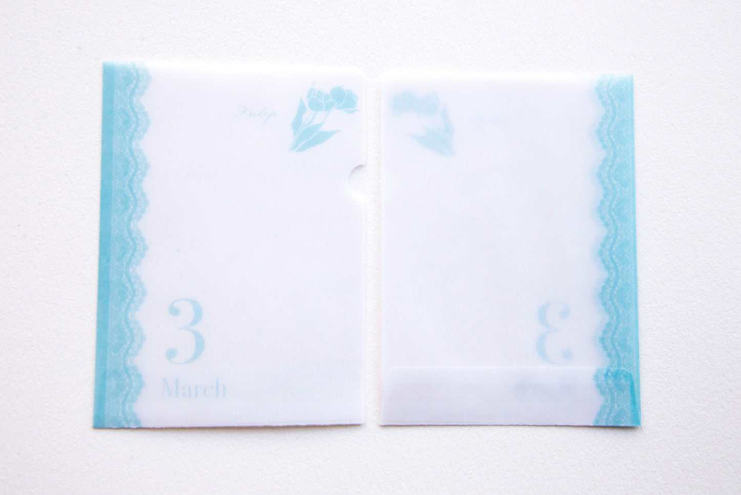めっちゃちいさい紙ファイル  3月