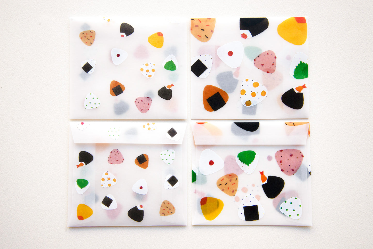 ミニ封筒リフィル　おにぎり　２柄