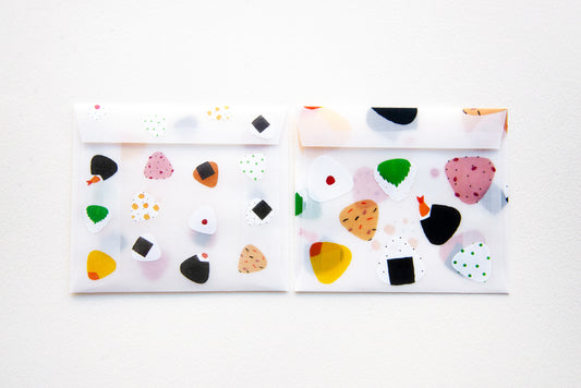 ミニ封筒リフィル　おにぎり　２柄