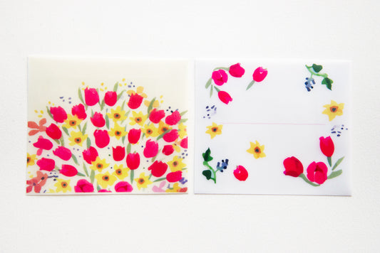 ミニ封筒リフィル  チューリップガーデン