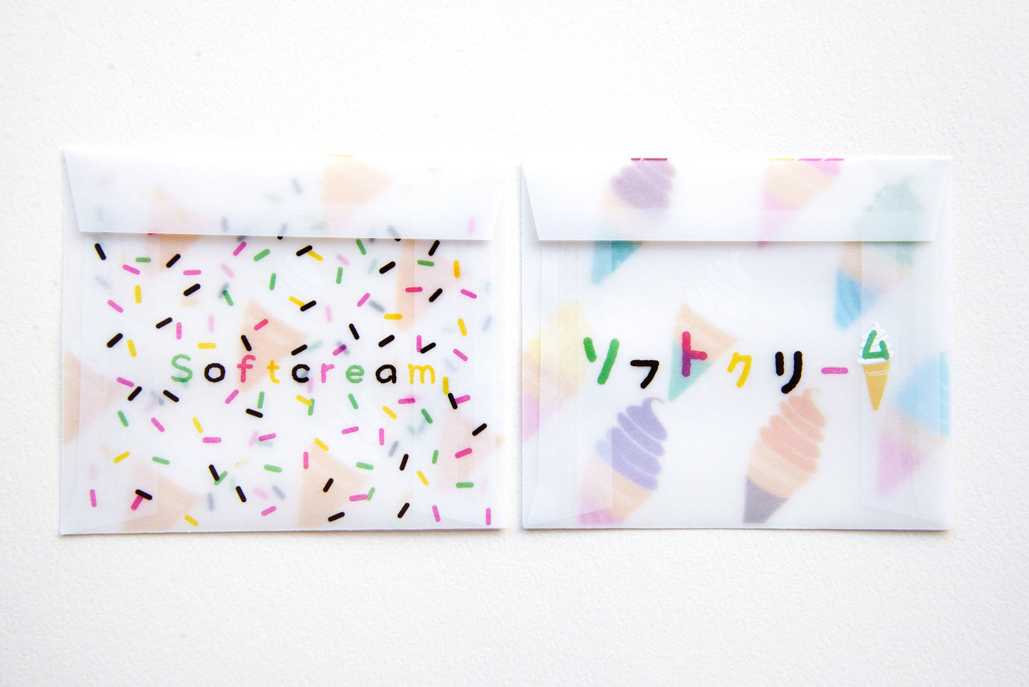 ミニ封筒リフィル  ソフトクリーム