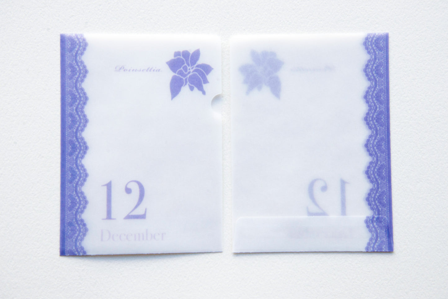 めっちゃちいさい紙ファイル  12月