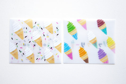 ミニ封筒リフィル  ソフトクリーム