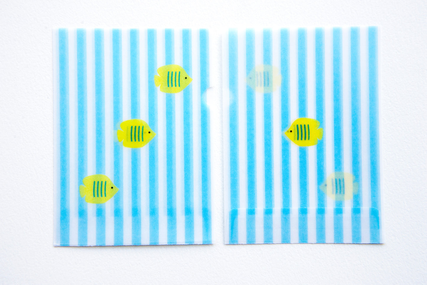 めっちゃちいさい紙ファイル  黄色い魚