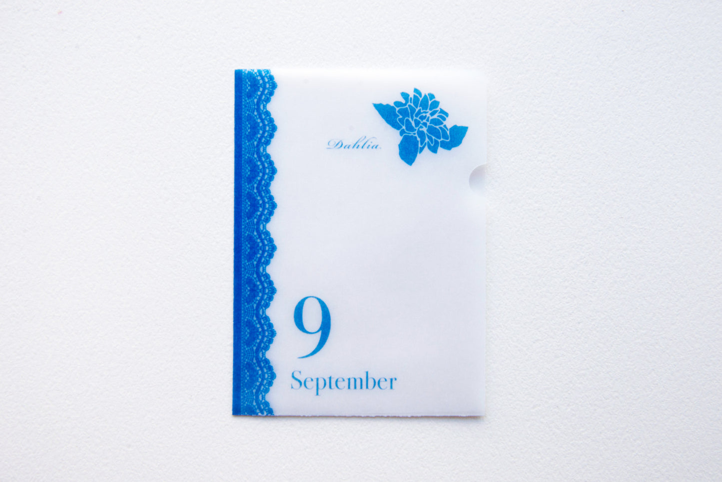 めっちゃちいさい紙ファイル  9月