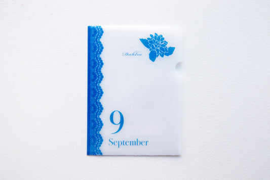 めっちゃちいさい紙ファイル  9月