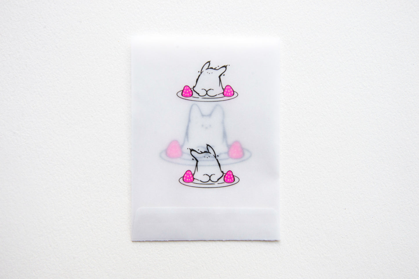 めっちゃちいさい紙ファイル-ねこプリン