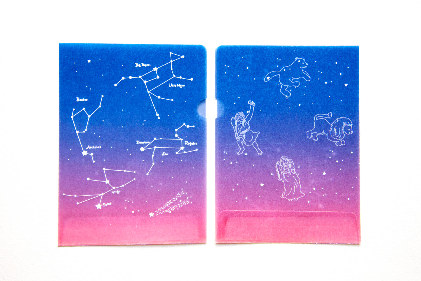 めっちゃちいさい紙ファイル  星座　春