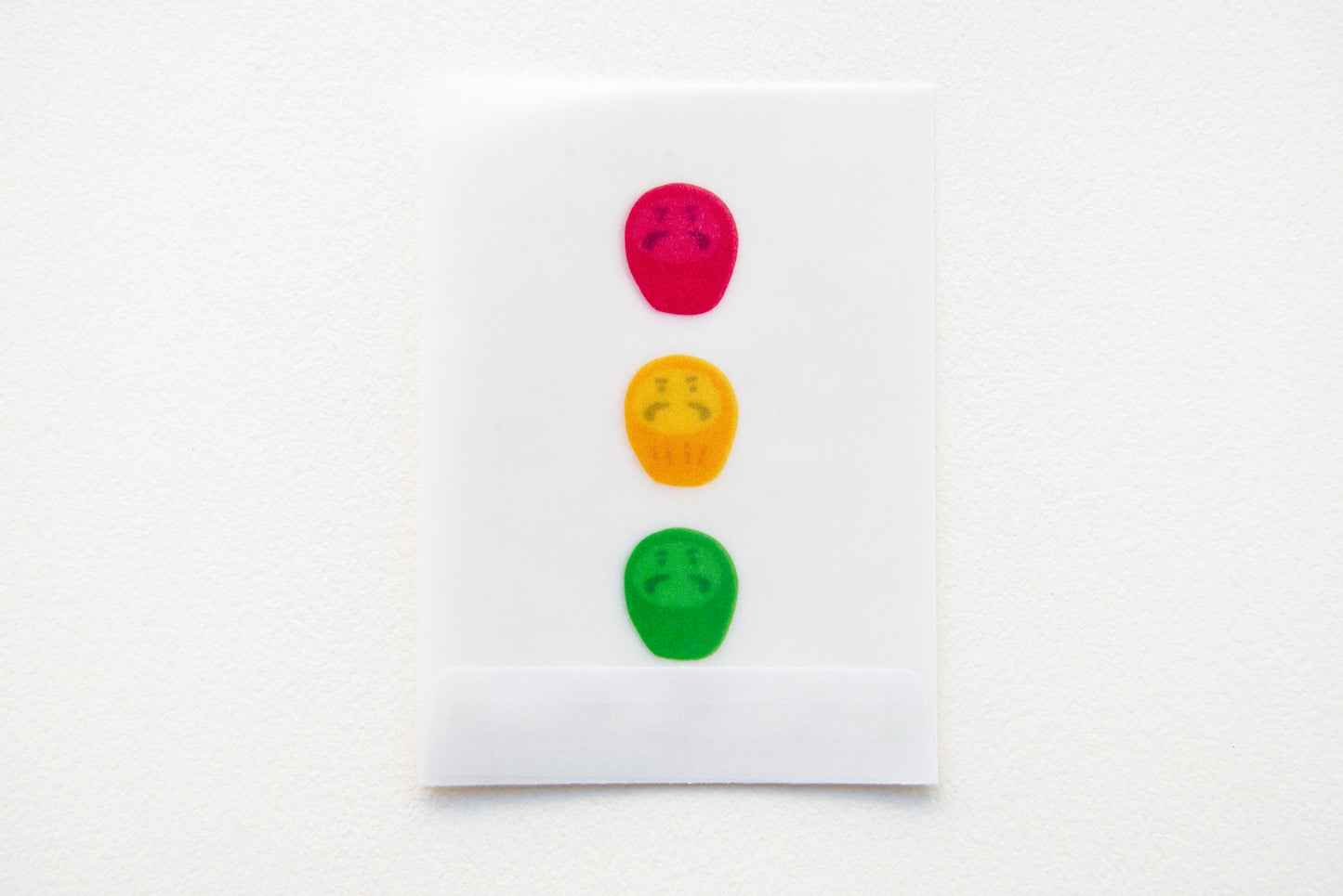 めっちゃちいさい紙ファイル  だるま