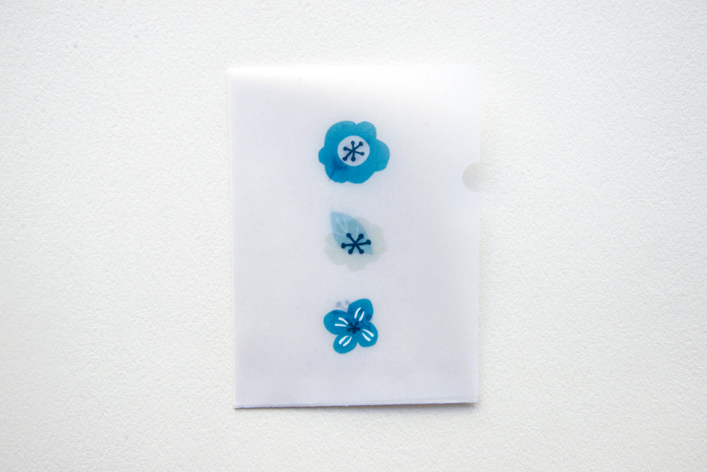 めっちゃちいさい紙ファイル-北欧花