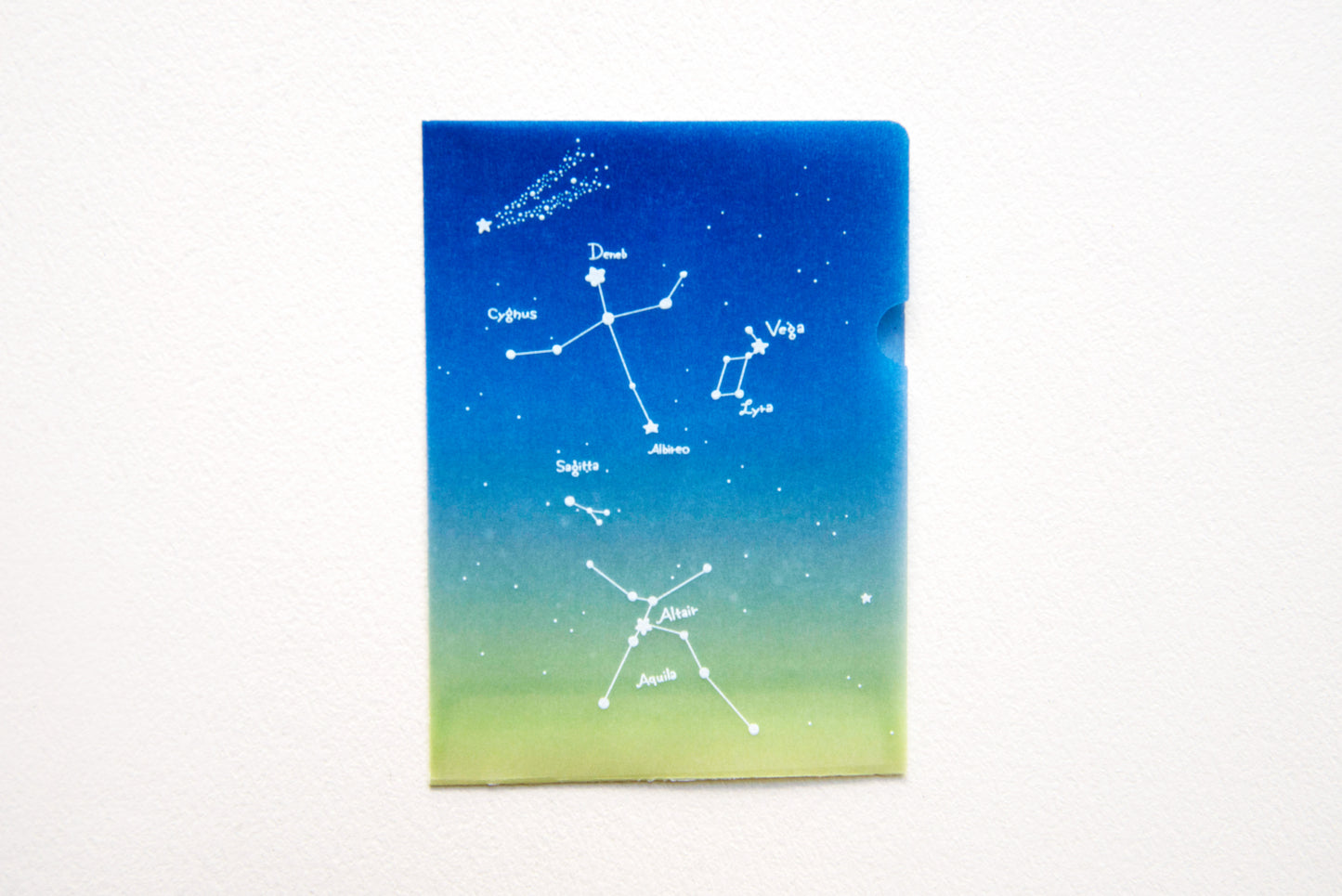 めっちゃちいさい紙ファイル  星座　夏