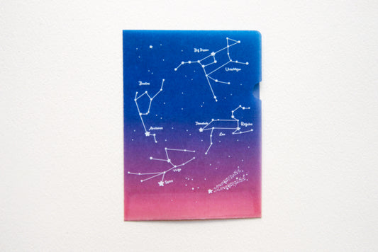 めっちゃちいさい紙ファイル  星座　春