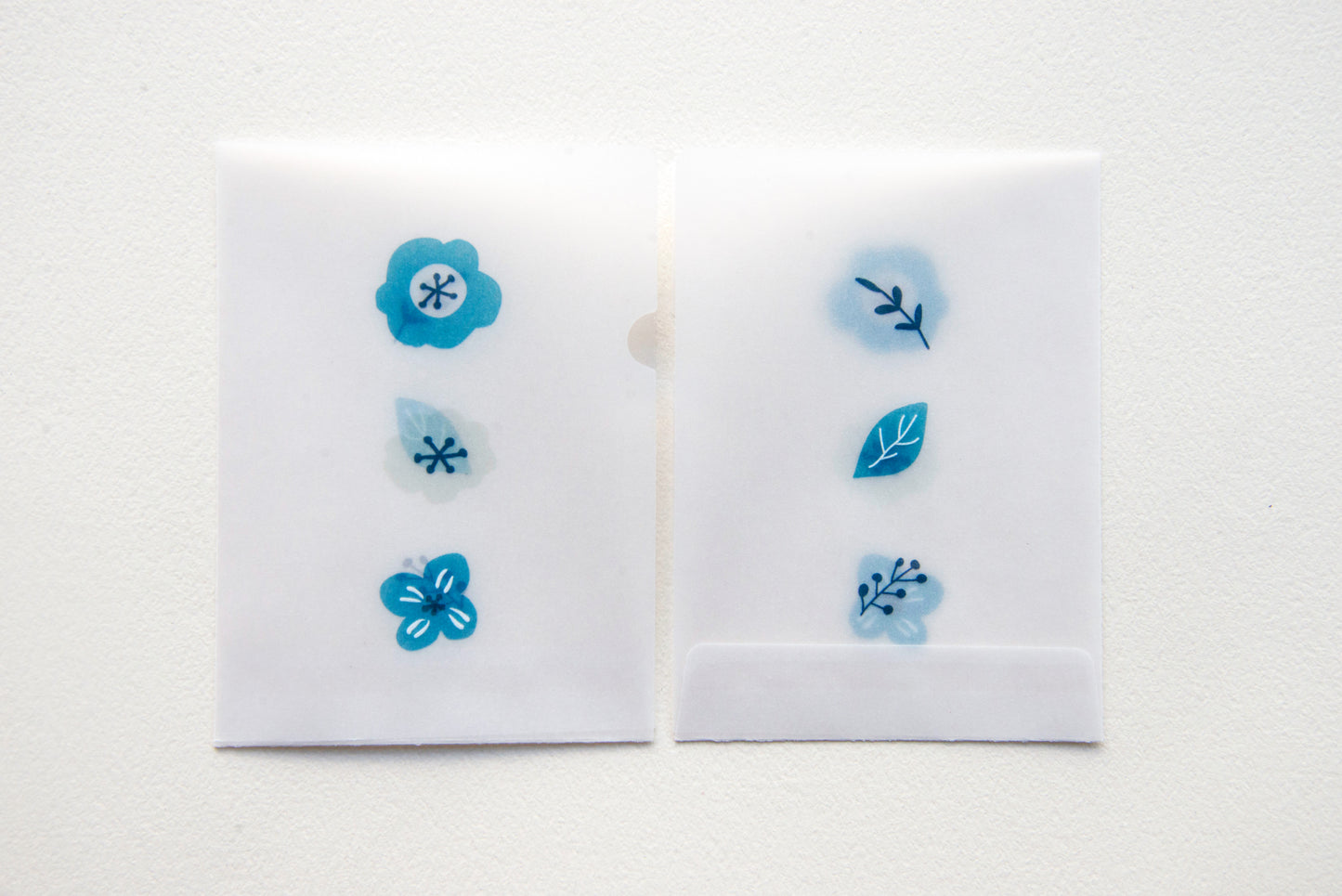 めっちゃちいさい紙ファイル-北欧花