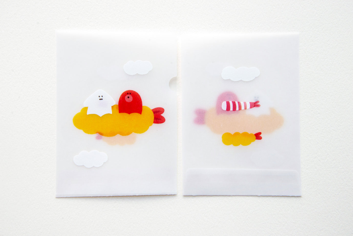 めっちゃちいさい紙ファイル-新えび天-SHIRAISHI DESIGN×紙もの雑貨スキカッテ