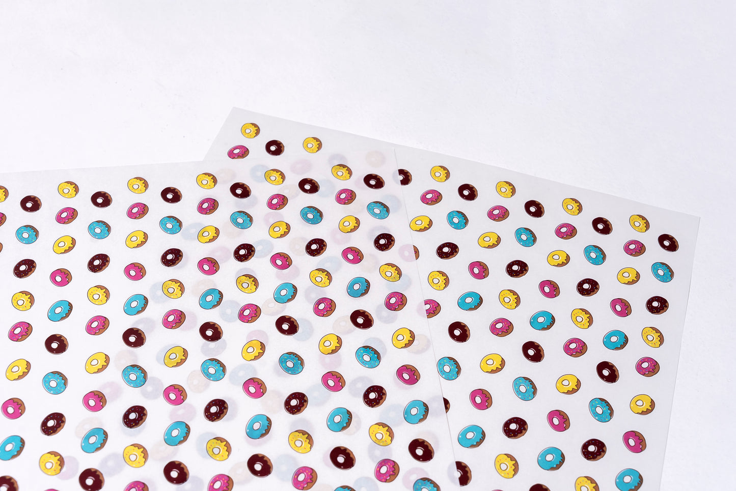 デザインペーパー　ドーナツ　同柄２枚入り