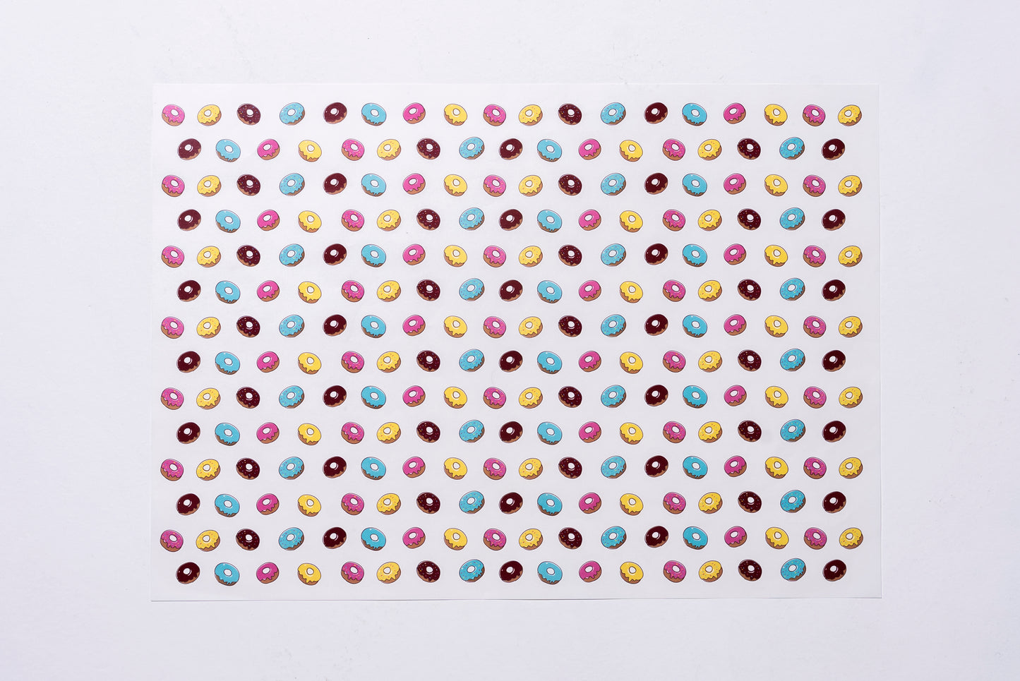 デザインペーパー　ドーナツ　同柄２枚入り