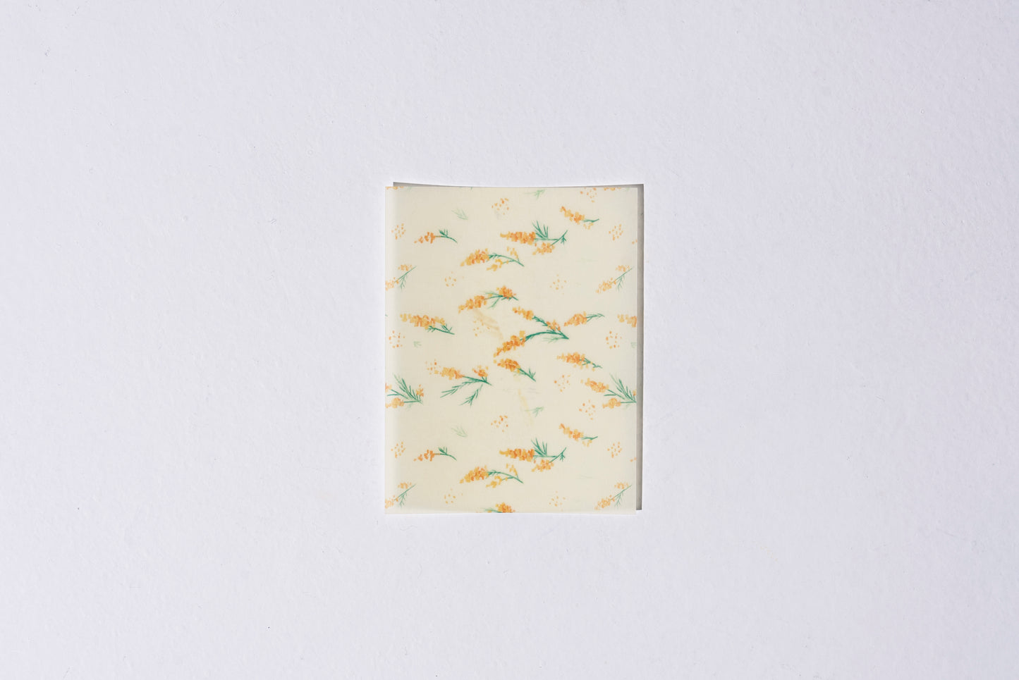 トレーシングペーパー　メッセージカード　ミモザ　２柄×5枚＝10枚入り