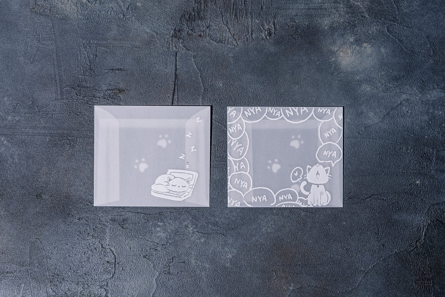 ミニ封筒リフィル　猫の休日　2柄