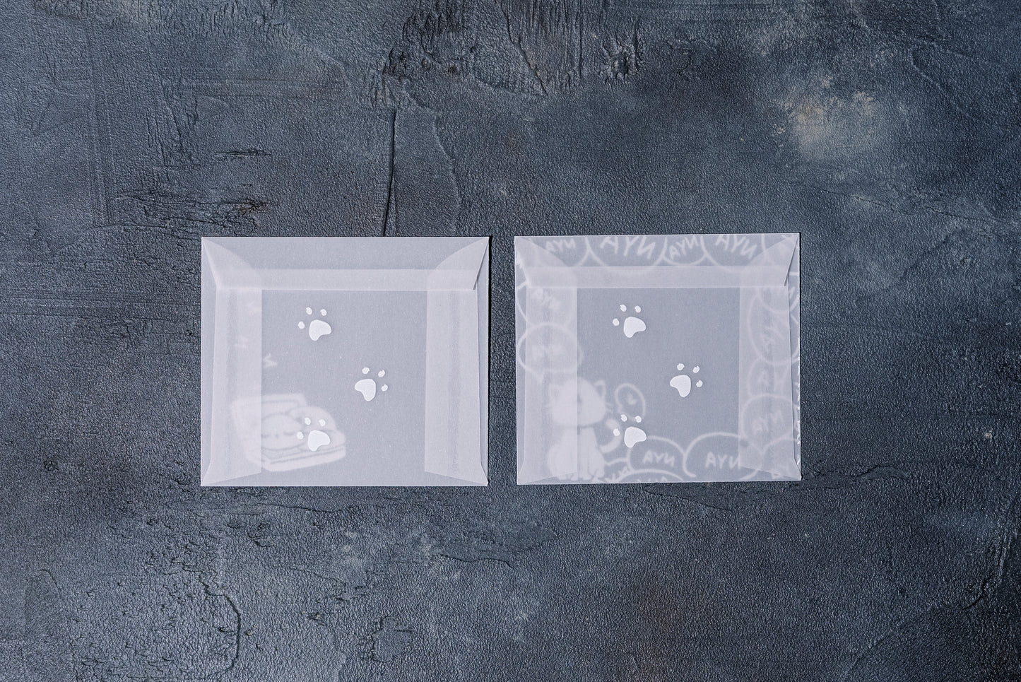 ミニ封筒リフィル　猫の休日　2柄