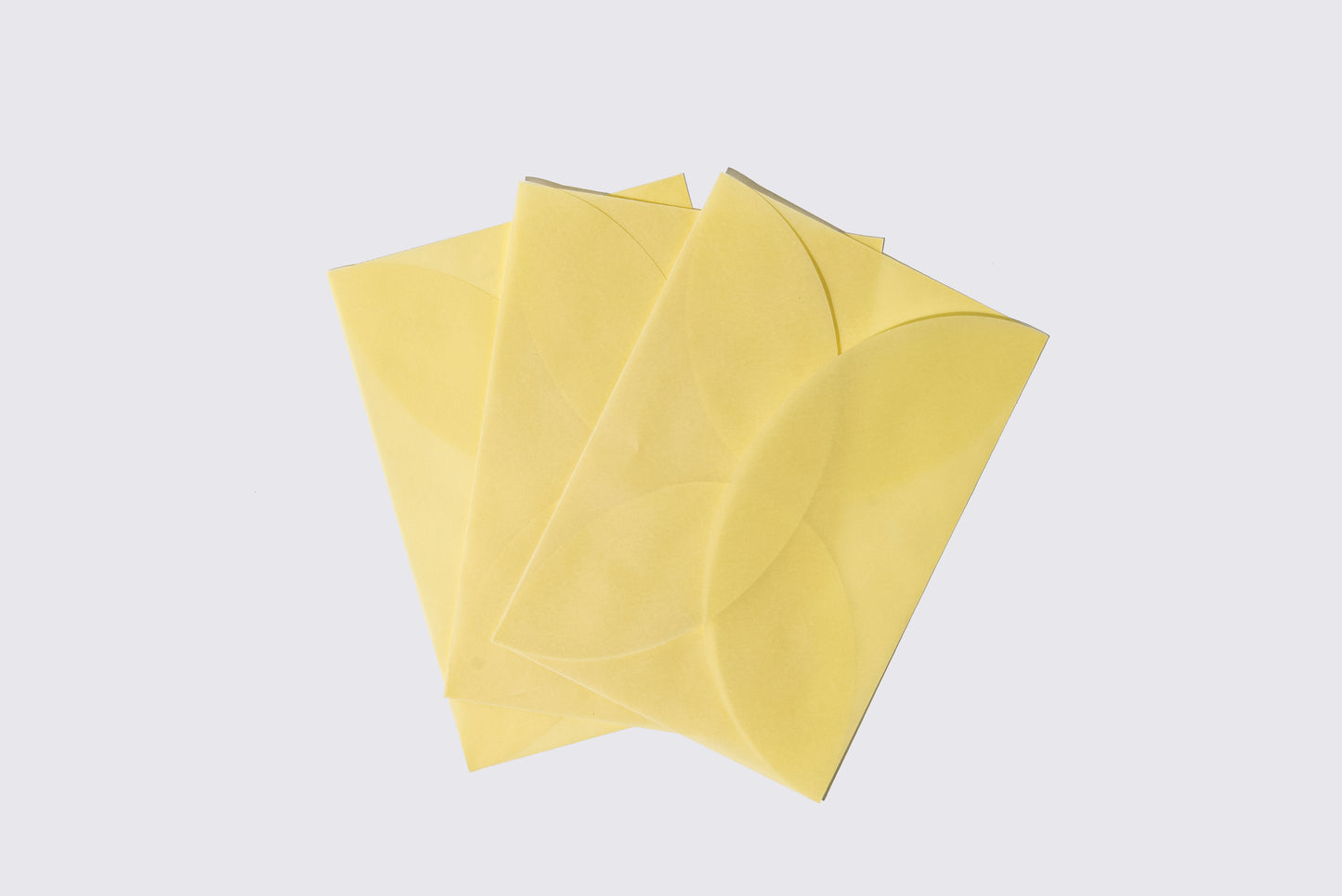 Tracing Paper round envelope3枚入り　黄