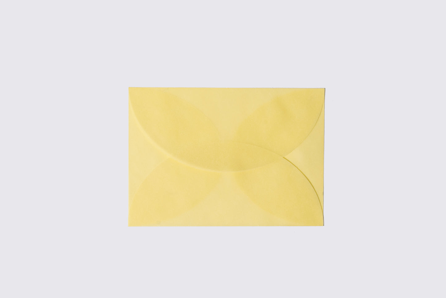Tracing Paper round envelope3枚入り　黄
